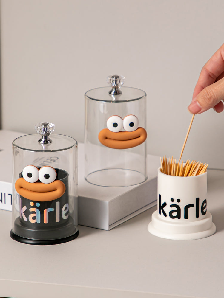 Cute Big-Eyed Cartoon Toothpick Holder