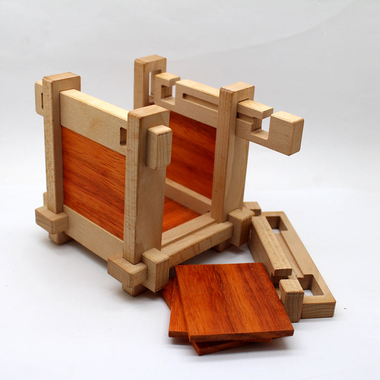 Diy Spliced Wooden Pen Holder, Children’S Building Block Gift