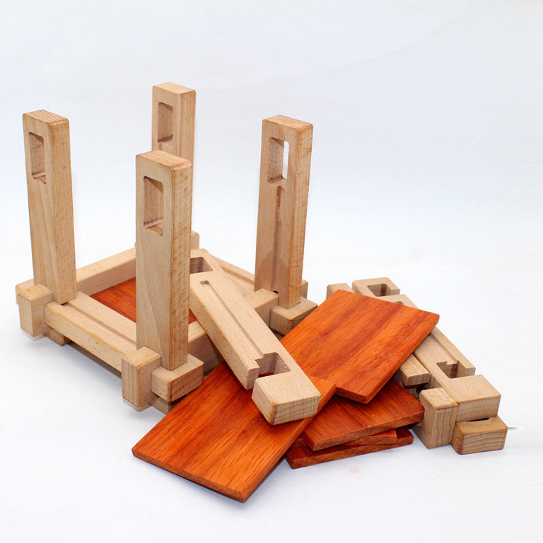 Diy Spliced Wooden Pen Holder, Children’S Building Block Gift