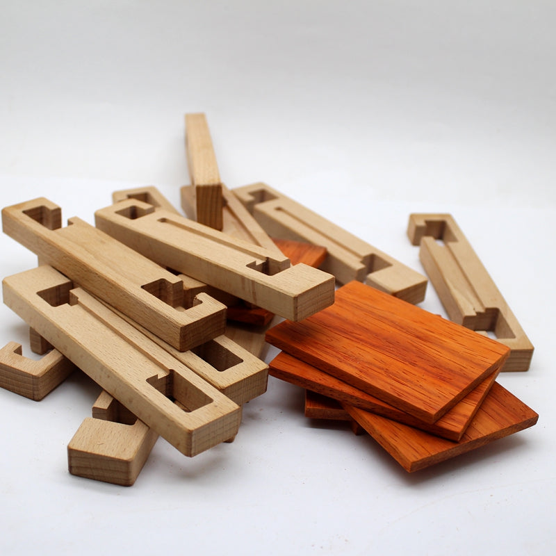 Diy Spliced Wooden Pen Holder, Children’S Building Block Gift