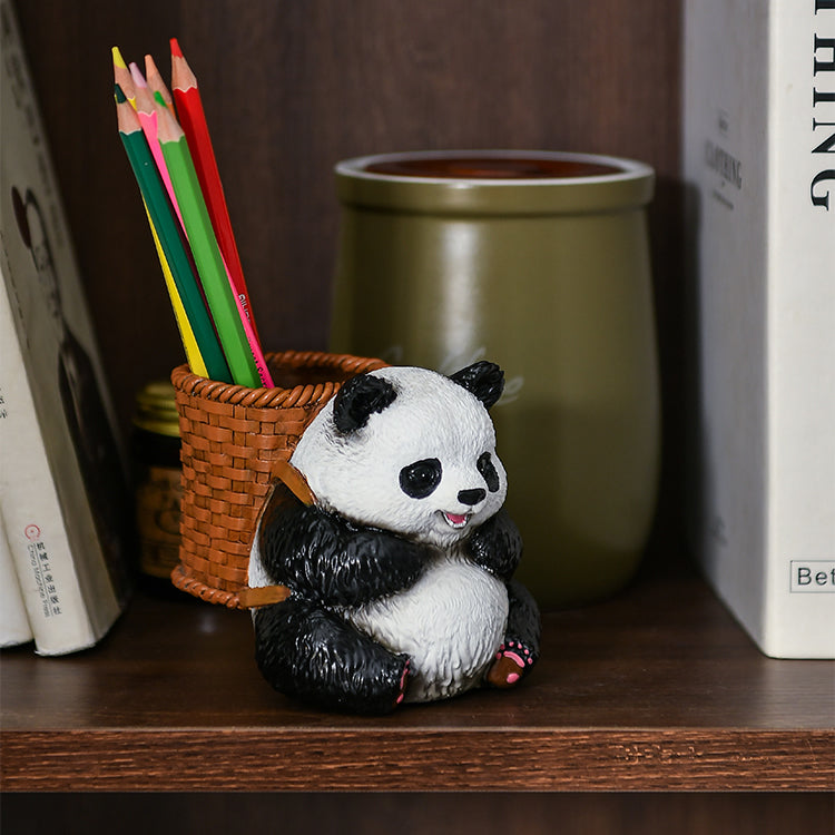 Fun panda pen holder, desktop decoration ideas