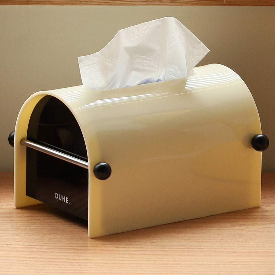 Minimalist Artistic Office Desk Decoration Tissue Box,Acrylic Material