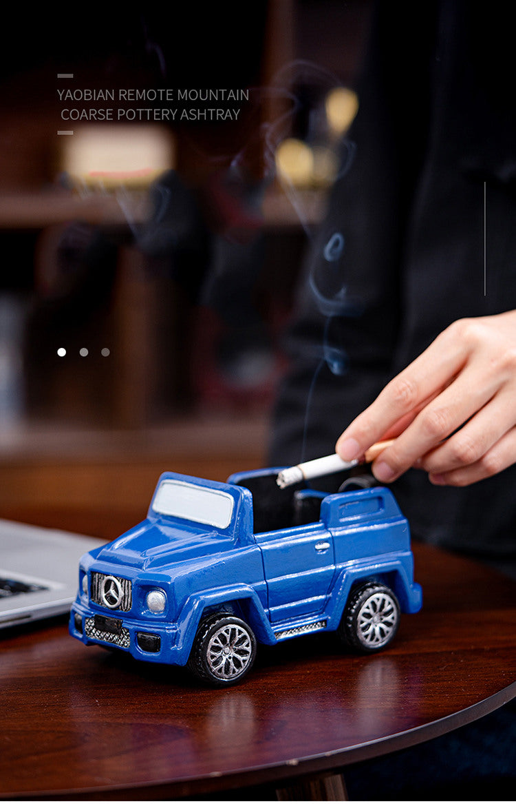 Suv Car Ashtray, Creative Design Off-Road Vehicle Ornaments