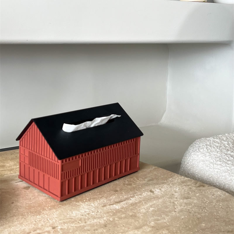 Unique Concrete Industrial Style Architectural Decorative Tissue Box