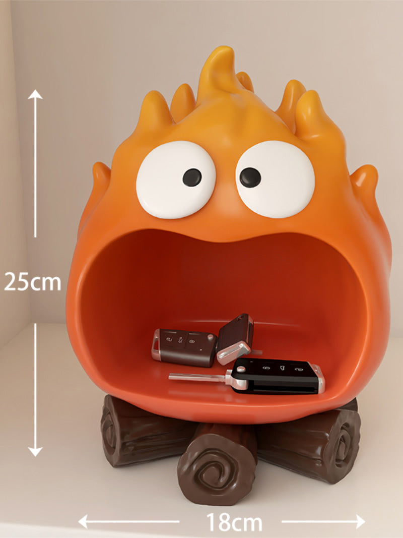 Amazing Burning Flame Storage Box,Tissue Box,Pen Holder,Peculiar Decoration Gift