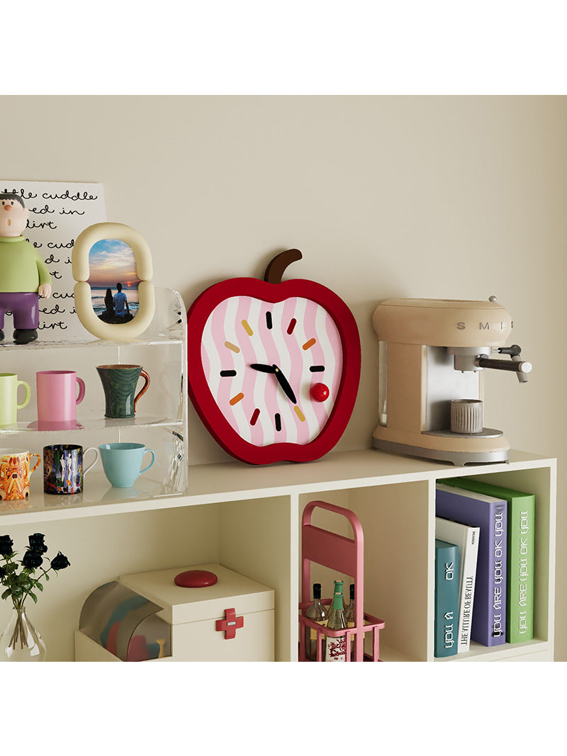 Beautiful Big Apple Wall Clock, Home Decoration Ideas