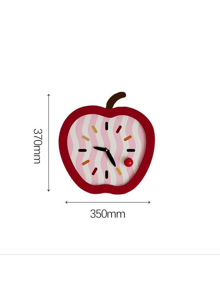 Beautiful Big Apple Wall Clock, Home Decoration Ideas