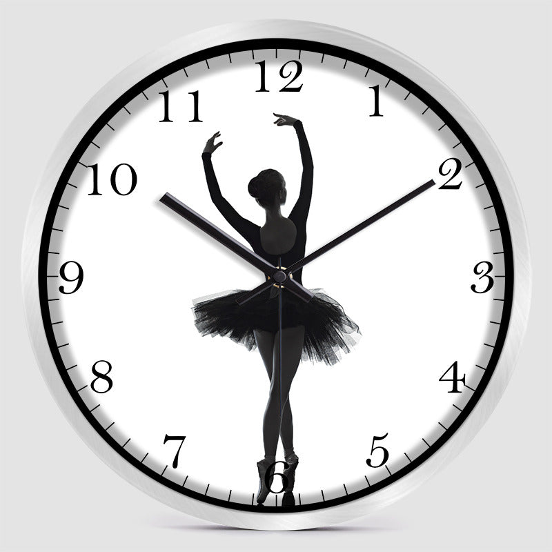 Beautiful Dancing Girl Art Wall Clock,Home Office Decoration