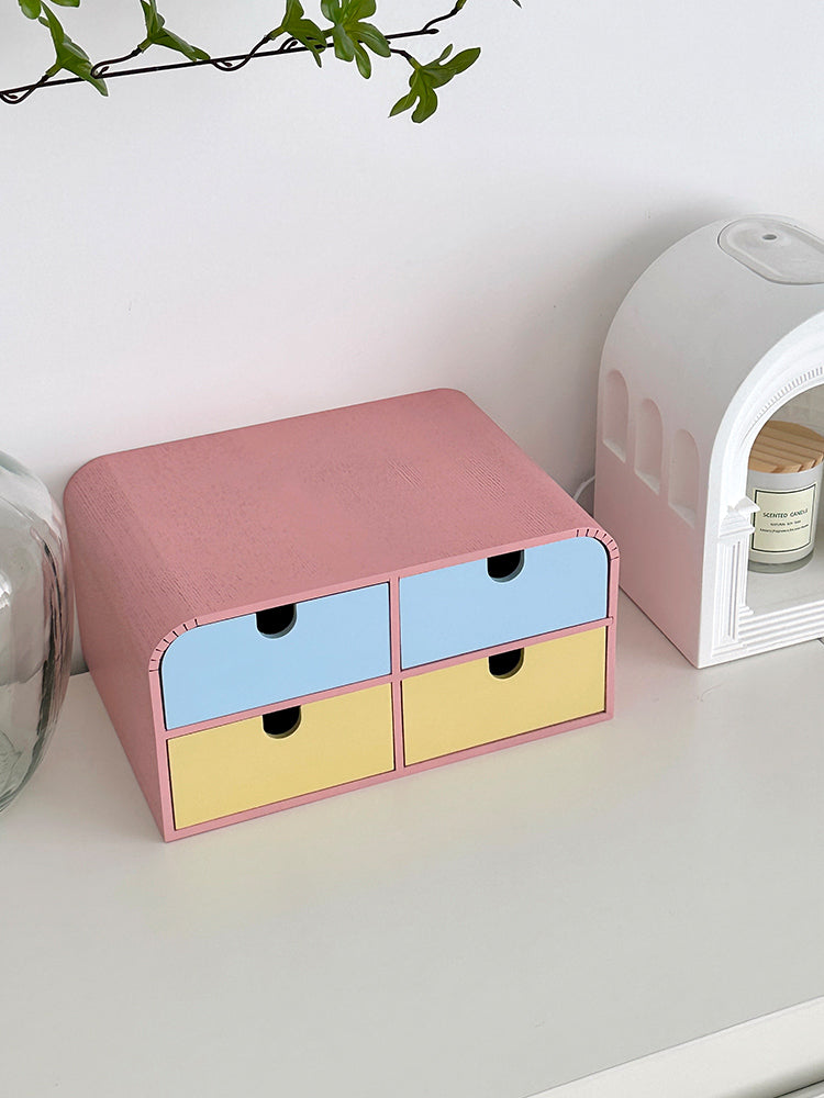 Beautiful Macaron Color Desktop Organizing Storage Box,Creative Gift