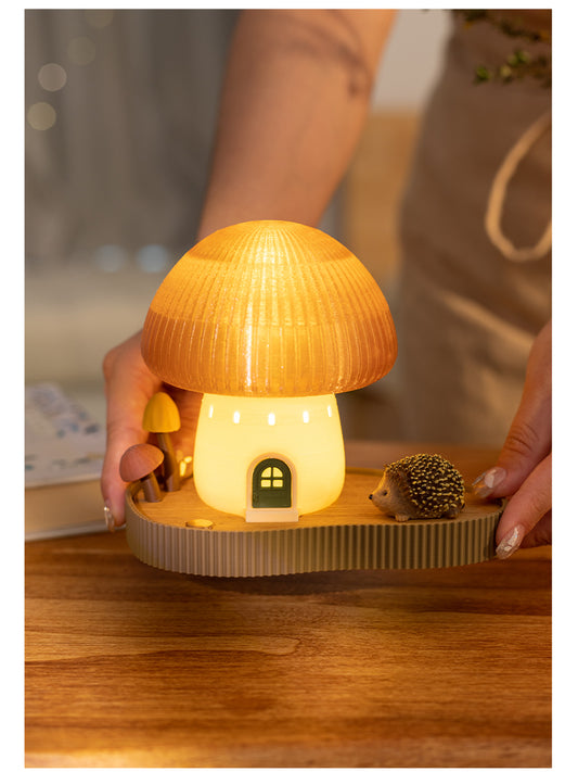 Beautiful Mushroom Night Light, Bedside Lamp, Christmas Gift