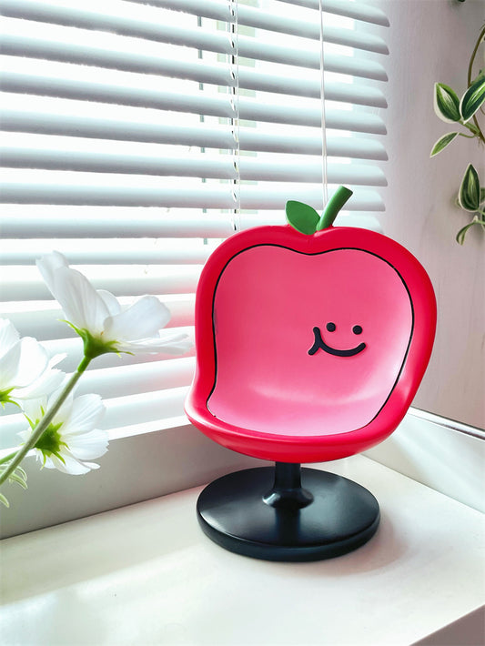 Beautiful Red Big Apple Storage Tray, Jewelry Stand, Desktop Decoration