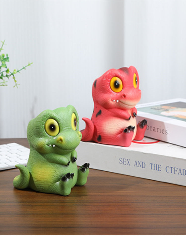 Big eyes little dinosaur pen holder, desktop decoration, creative gift