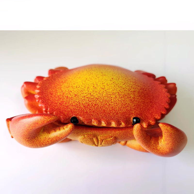 Big red crab ashtray, unique office desktop decoration