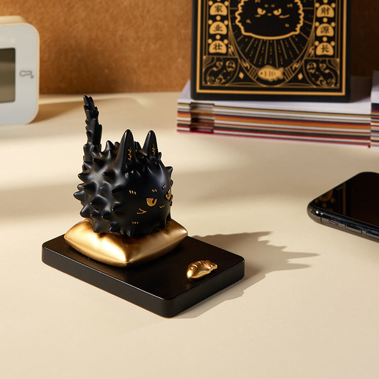 Black Elf Phone Holder, Desktop Decoration, Creative Gift