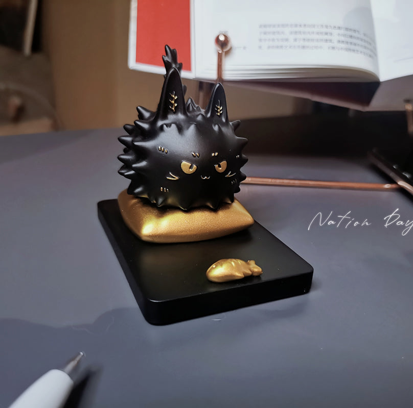 Black Elf Phone Holder, Desktop Decoration, Creative Gift