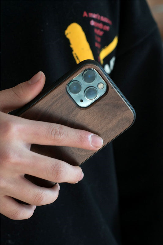 Black Walnut Phone Case, Wooden Iphone Case