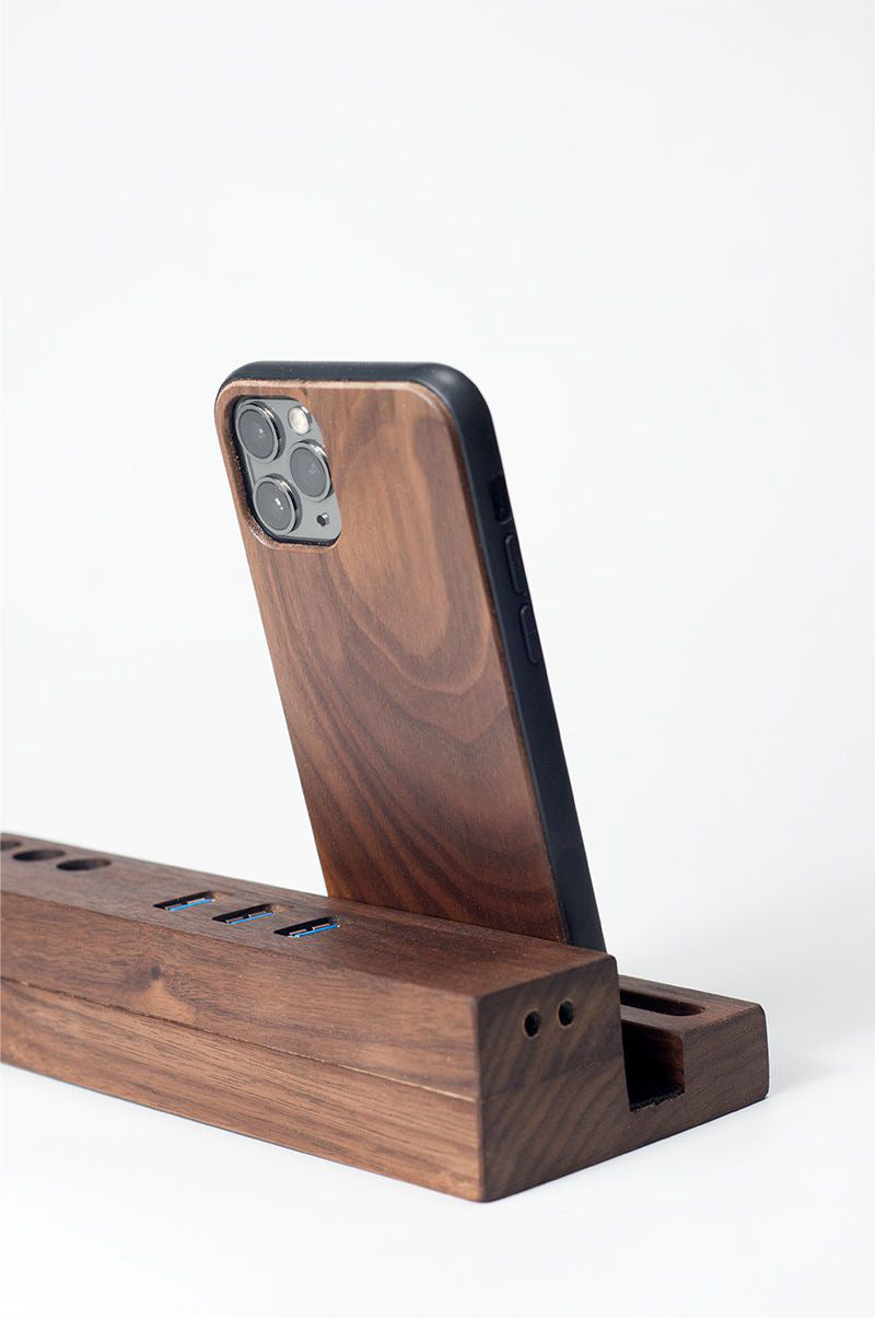 Black Walnut Phone Case, Wooden Iphone Case