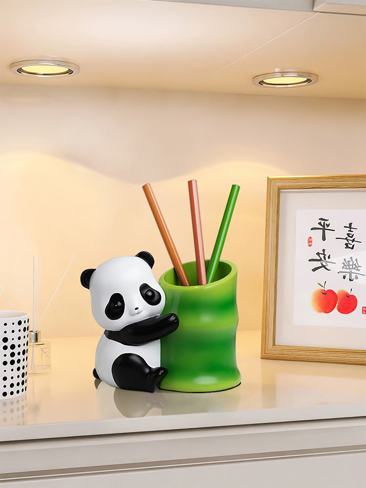 Cartoon Cute Panda Office Organizing Pen Holder, Creative Gift, Fun Stuffs