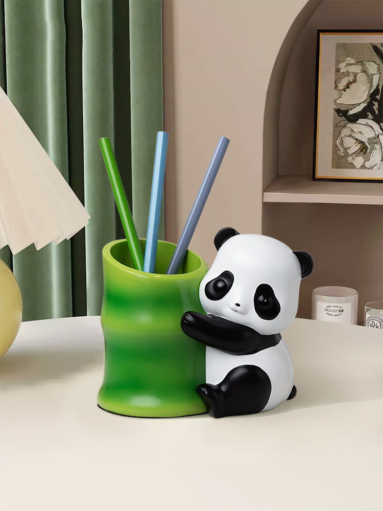 Cartoon Cute Panda Office Organizing Pen Holder, Creative Gift, Fun Stuffs