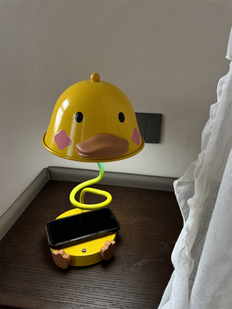 Cartoon Duck Charging Night Light, Holiday Girl Children'S Gift