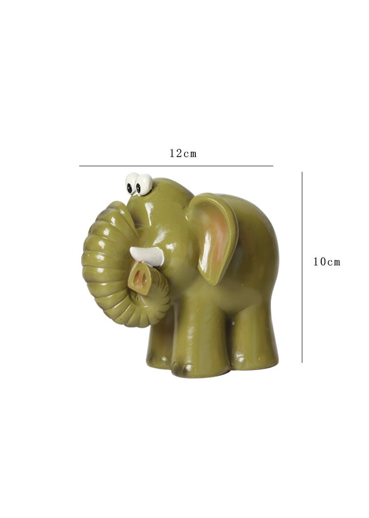 Cartoon Elephant Glasses Holder,Desktop Animal Ornaments