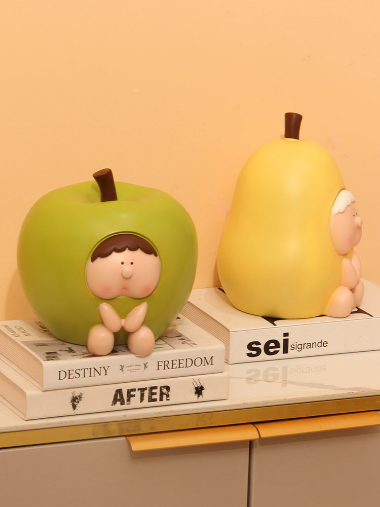 Cartoon Fruit Piggy Bank, Creative Holiday Gift For Children, Desktop Decoration Props