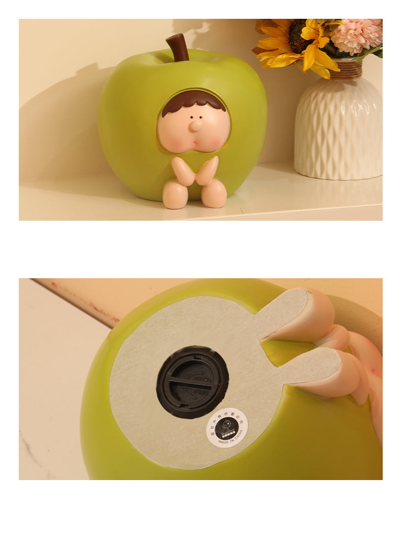 Cartoon Fruit Piggy Bank, Creative Holiday Gift For Children, Desktop Decoration Props