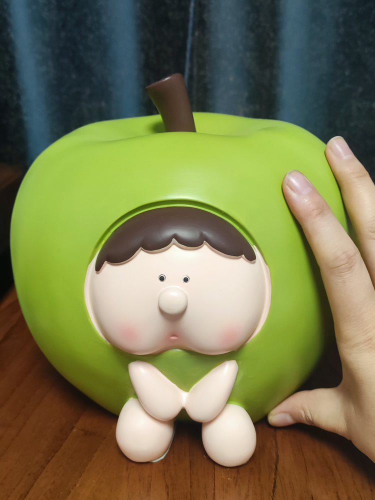 Cartoon Fruit Piggy Bank, Creative Holiday Gift For Children, Desktop Decoration Props