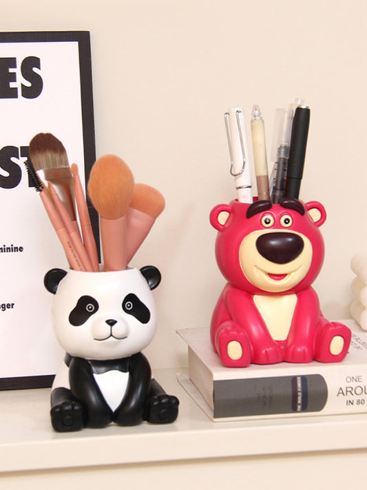 Cartoon Panda Pen Holder: Fun and Functional Desk Accessory