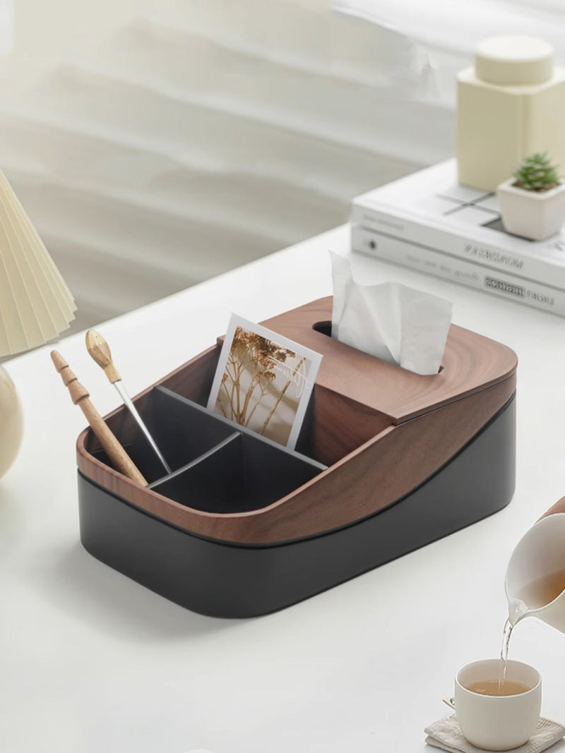 Classic Tissue Box With Storage Box,Desktop Organization