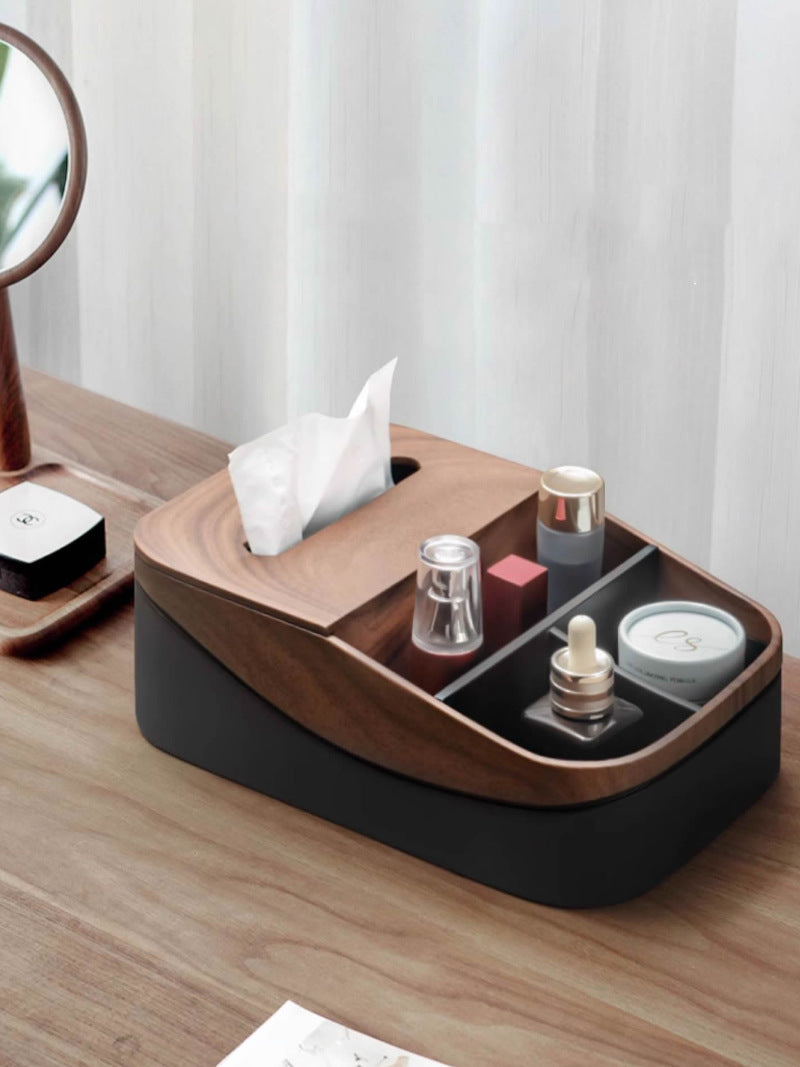 Classic Tissue Box With Storage Box,Desktop Organization