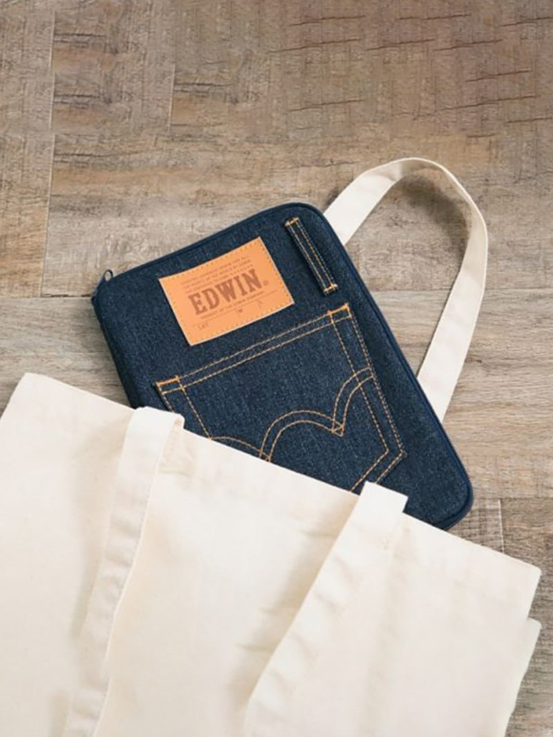 Classic Denim Canvas Storage Bag, Personalized Design,Creative Office Gifts