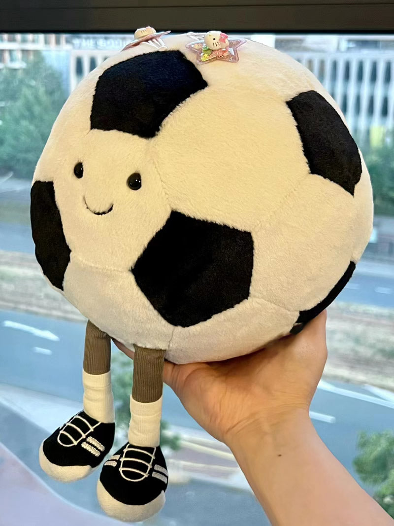 Creative Basketball Football Cartoon Plush Pillow, Decorative Gift For Children