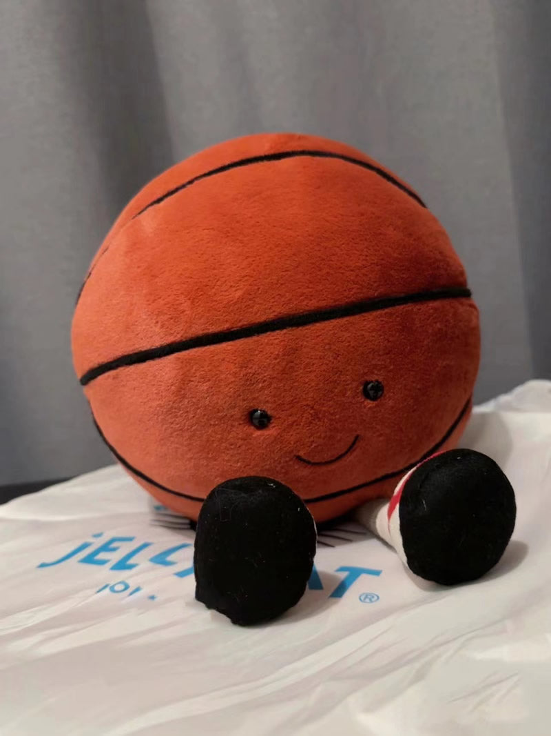 Creative Basketball Football Cartoon Plush Pillow, Decorative Gift For Children