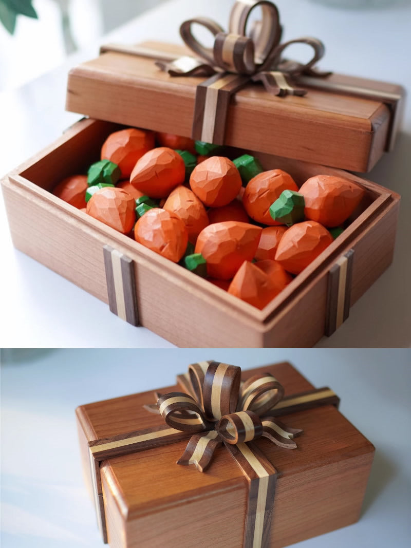 Amazing Gift Box Shape Wooden Jewelry Storage Box