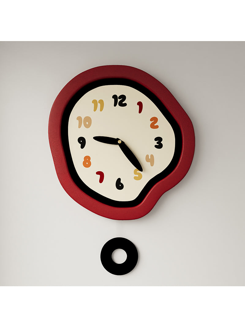 Creative Irregular Art Swing Wall Clock, Office Home Apartment Decoration Ideas