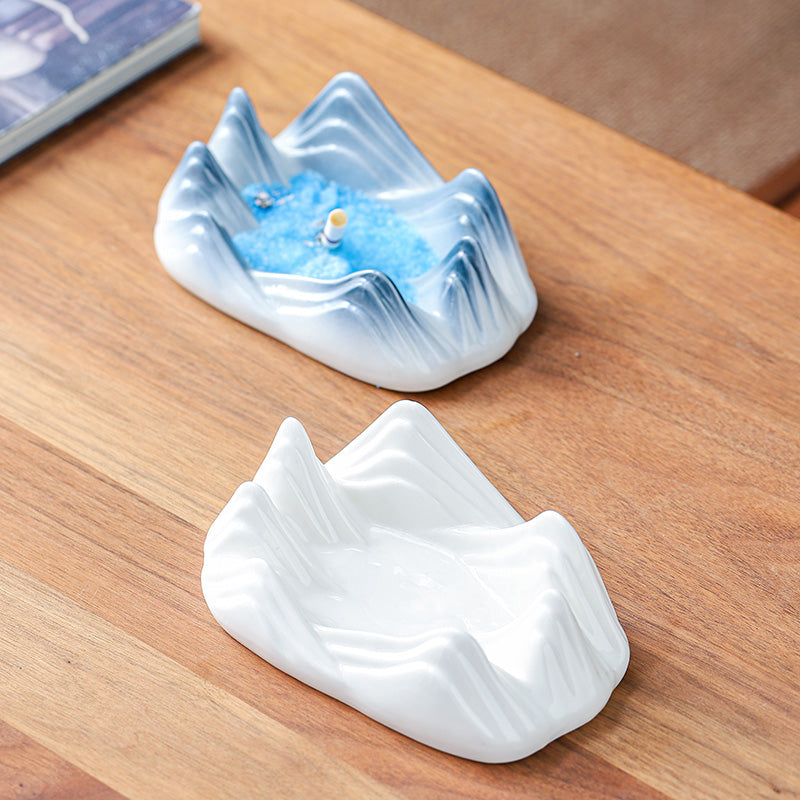 Creative Mountain Shape Ceramic Ashtray