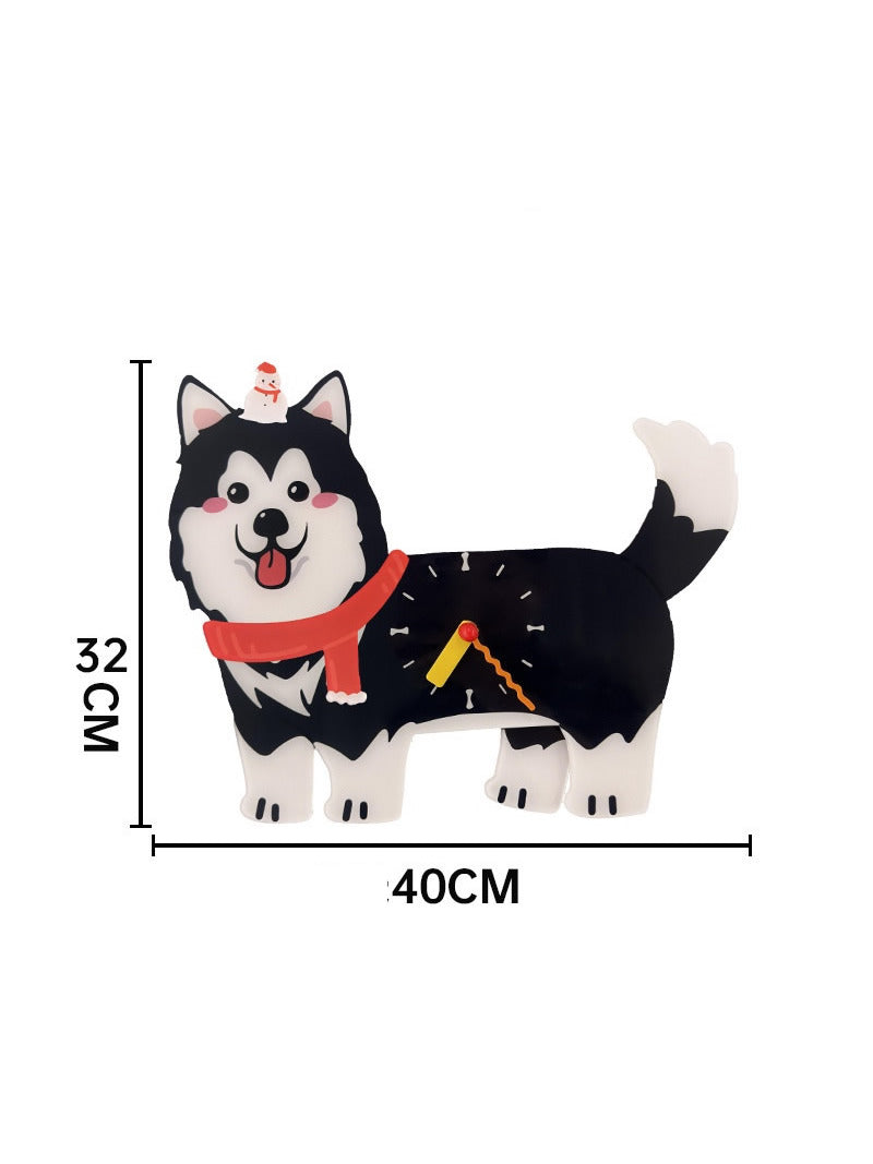 Creative Pet Dog Home Decorative Wall Clock,Children's room decoration