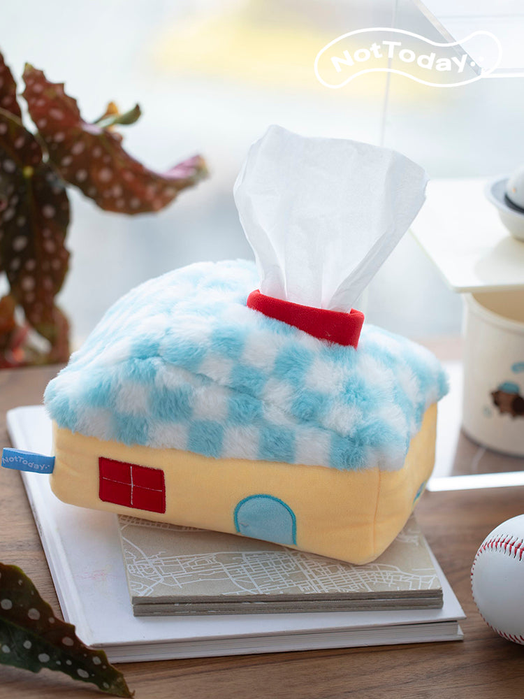 Creative Plush House Tissue Box: Cozy and Unique Home Decor