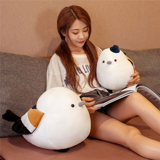 Cute Bird Plush Pillow: Soft Cozy Decorative Accent