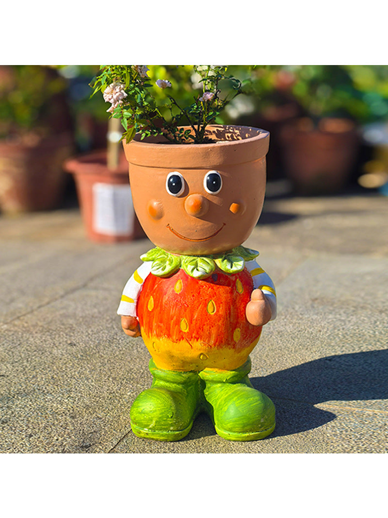 Cute Cartoon Elf Garden Decorative Flower Pot