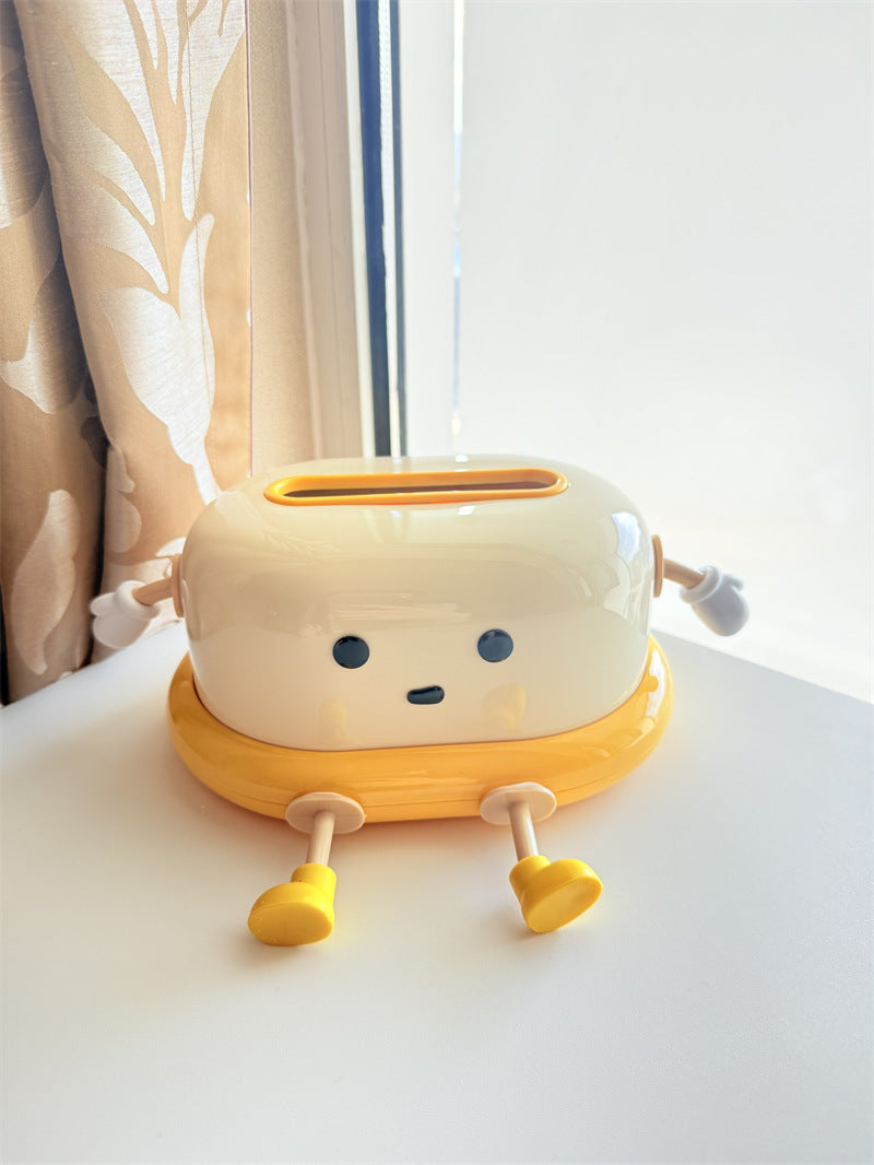 Cute Cartoon Tissue Box, Fun Desktop Decoration