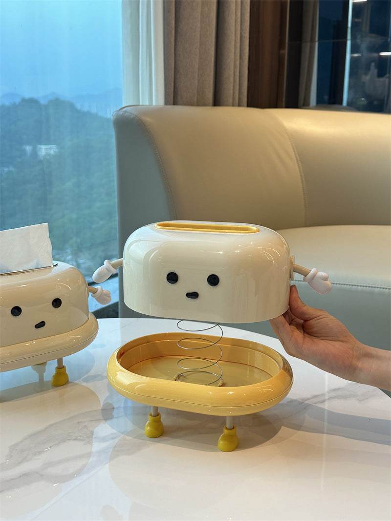 Cute Cartoon Tissue Box, Fun Desktop Decoration