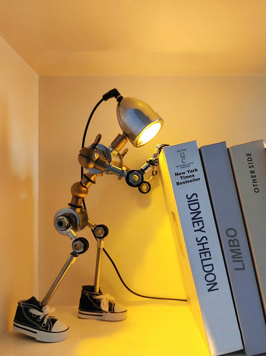 Punk Mechanical Robot Desk Lamp: Unique Gift and Stylish Decor