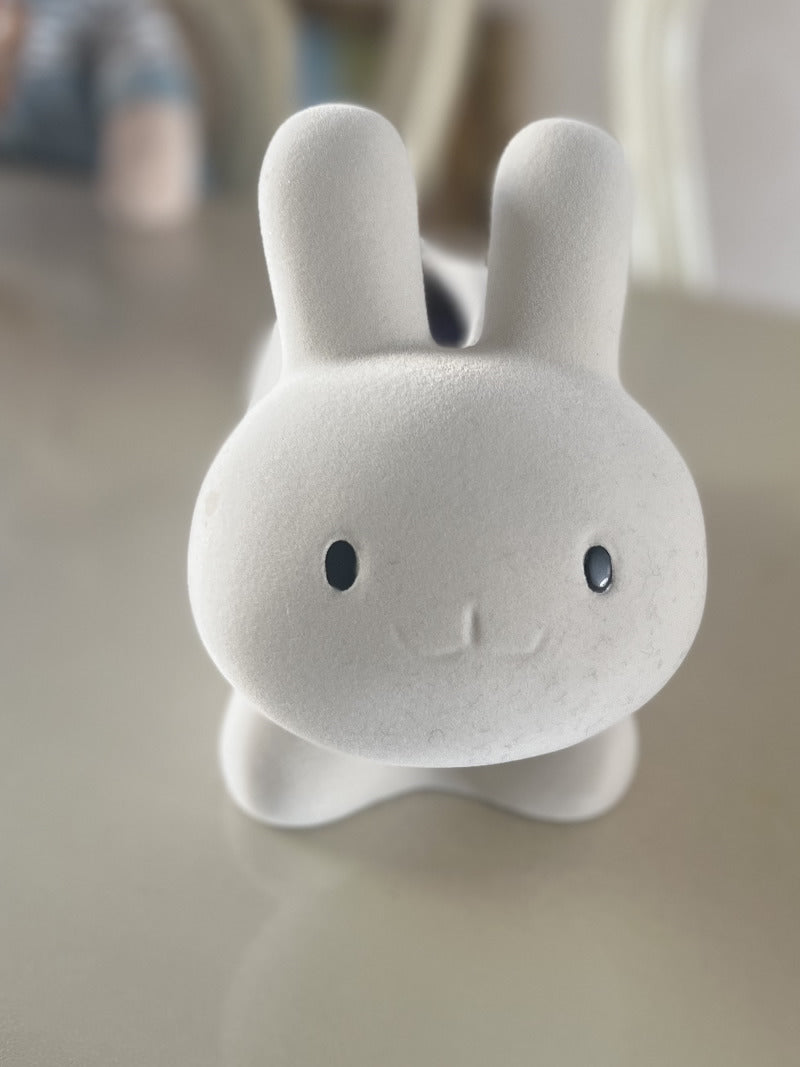 Cute White Rabbit Tissue Box, Desktop Decorative Ornament