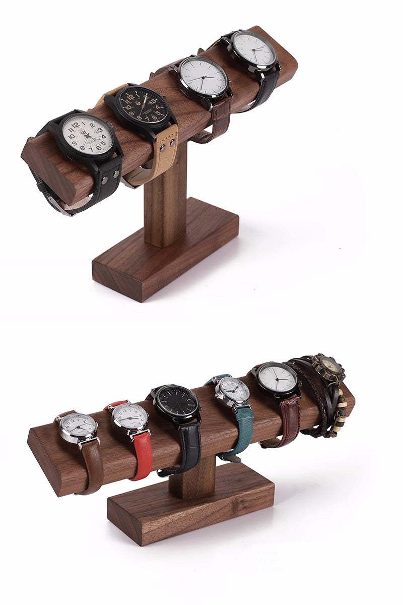 Desktop Wooden Storage Holder, Watch Bracelet Display Rack