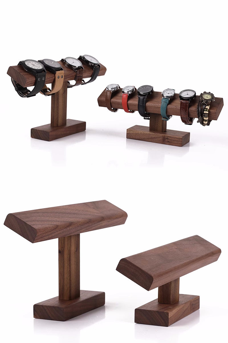 Desktop Wooden Storage Holder, Watch Bracelet Display Rack