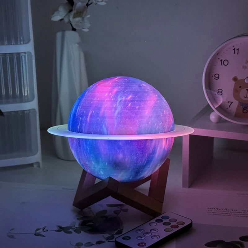 Dream Planet Colorful Night Light with Bluetooth Speaker,Romantic Lights,Creative Gift