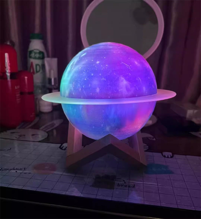 Dream Planet Colorful Night Light with Bluetooth Speaker,Romantic Lights,Creative Gift