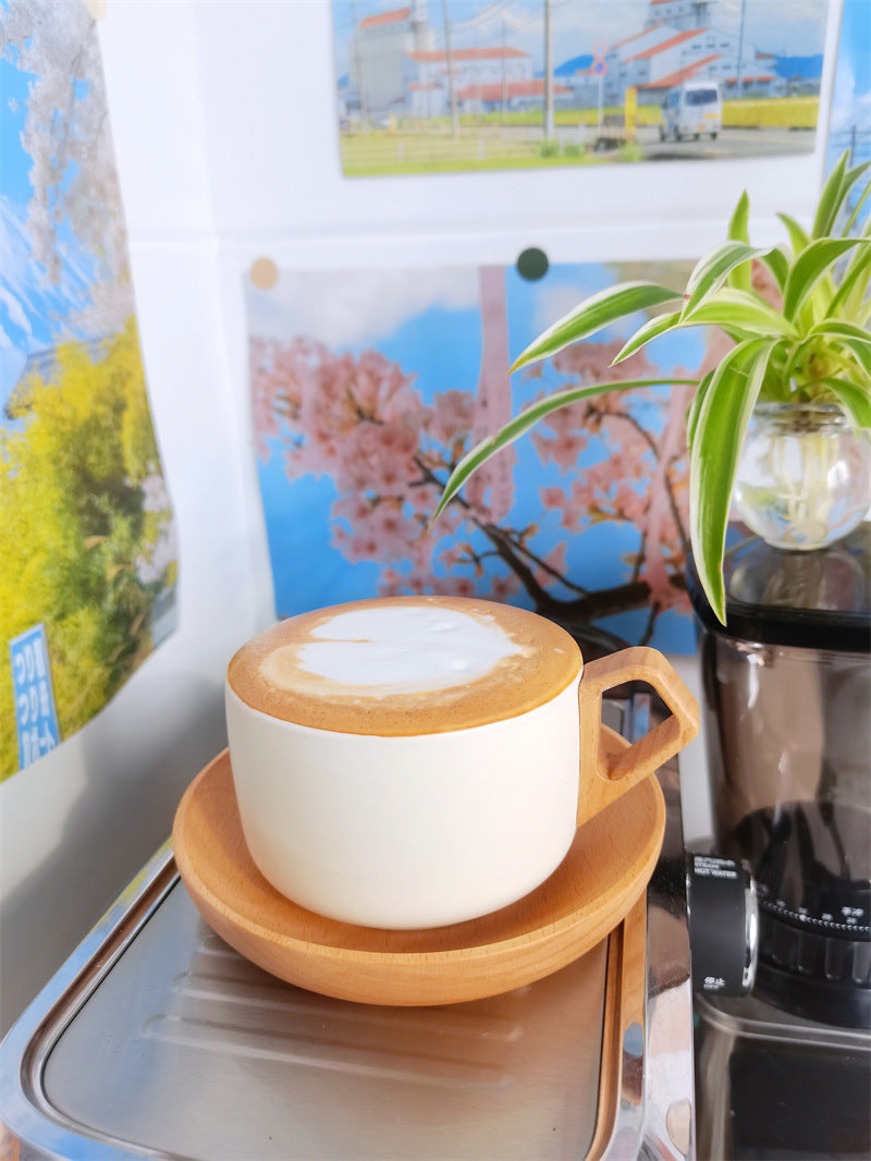 Exquisite Minimalist Ceramic Coffee Cup - Stylish and Artistic Drinkware